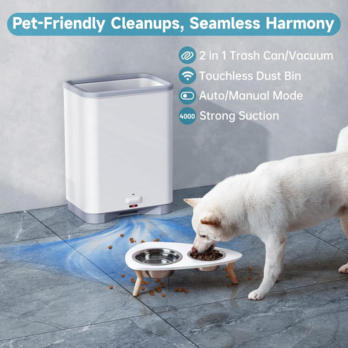 Touchless Vacuum Automatic Dustpan Cleaner Stationary Corded Canister Vacuum Cleaner with Dust Bag for Sweeping Hair Vacuum